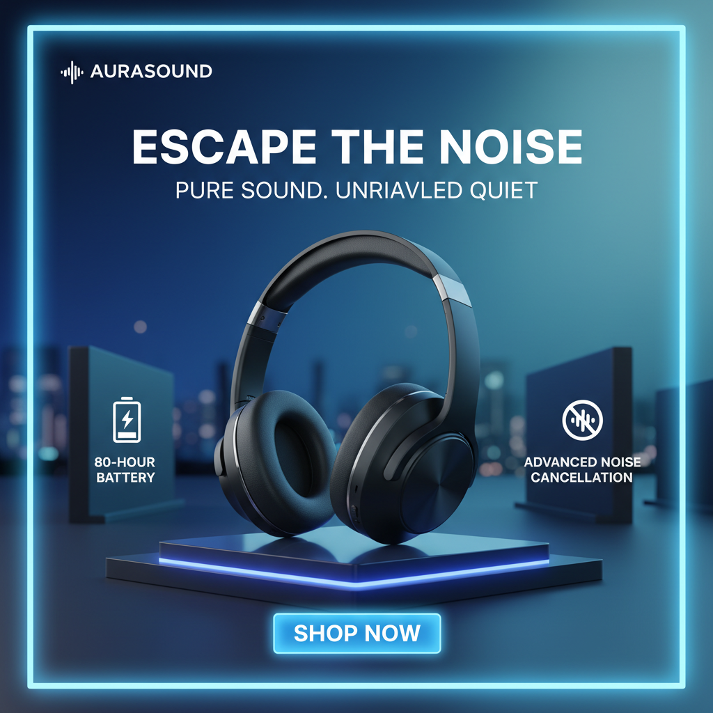 無線耳機社群廣告