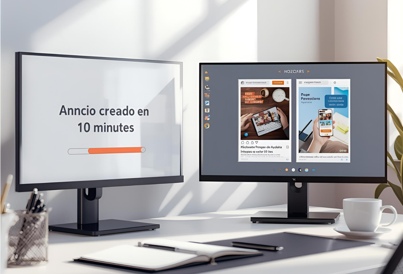 Producción de anuncios en 10 minutos