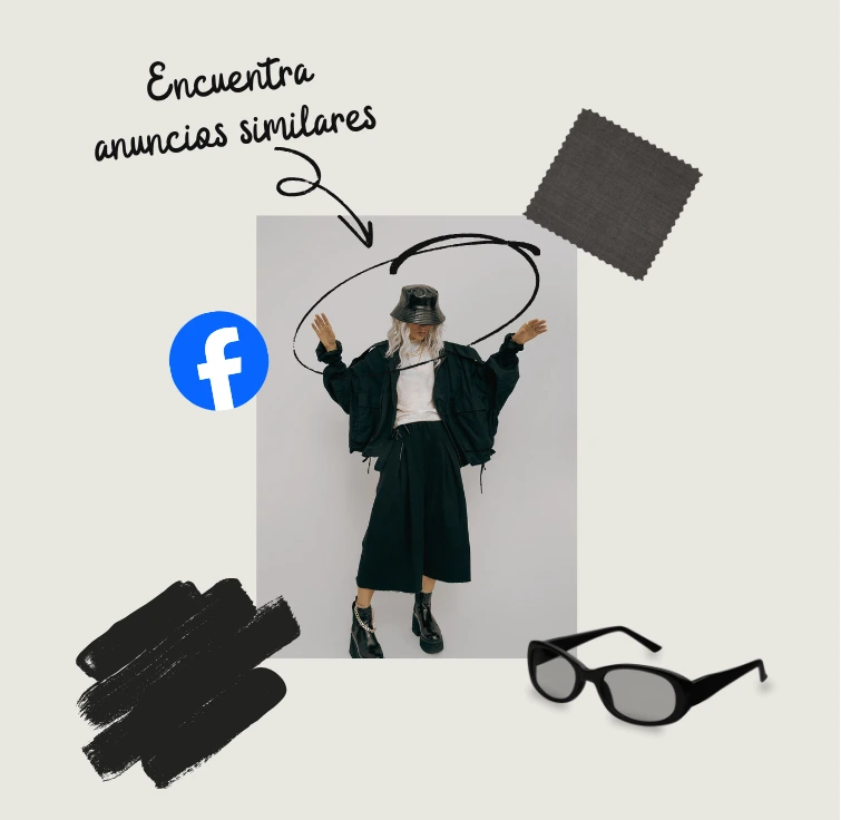 Biblioteca de anuncios de IA de Facebook