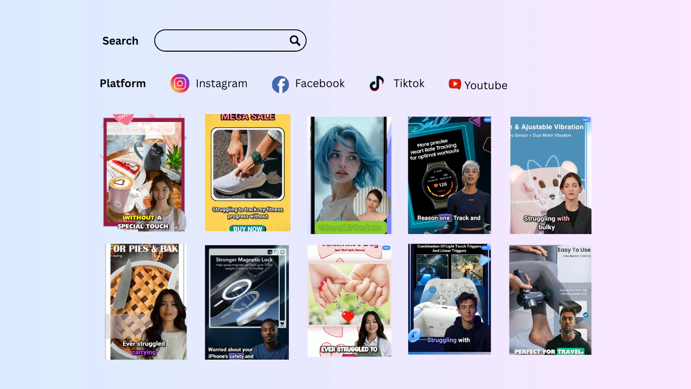 Multi-Platform Ads Library