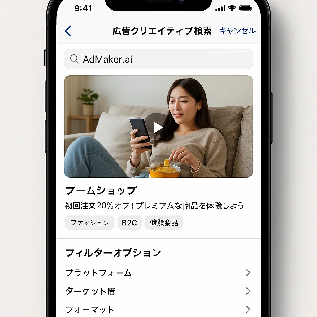 さまざまな種類のAI広告