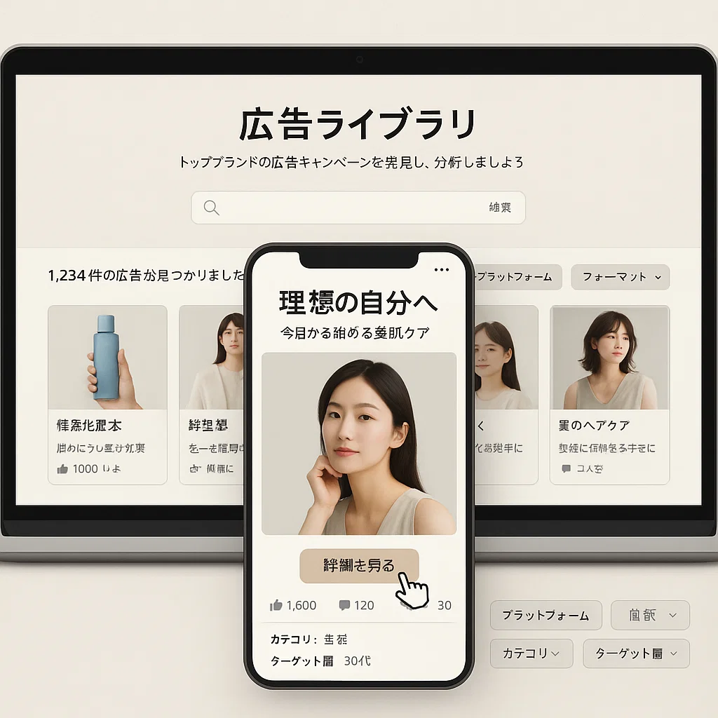 さまざまなプラットフォームでの広告事例