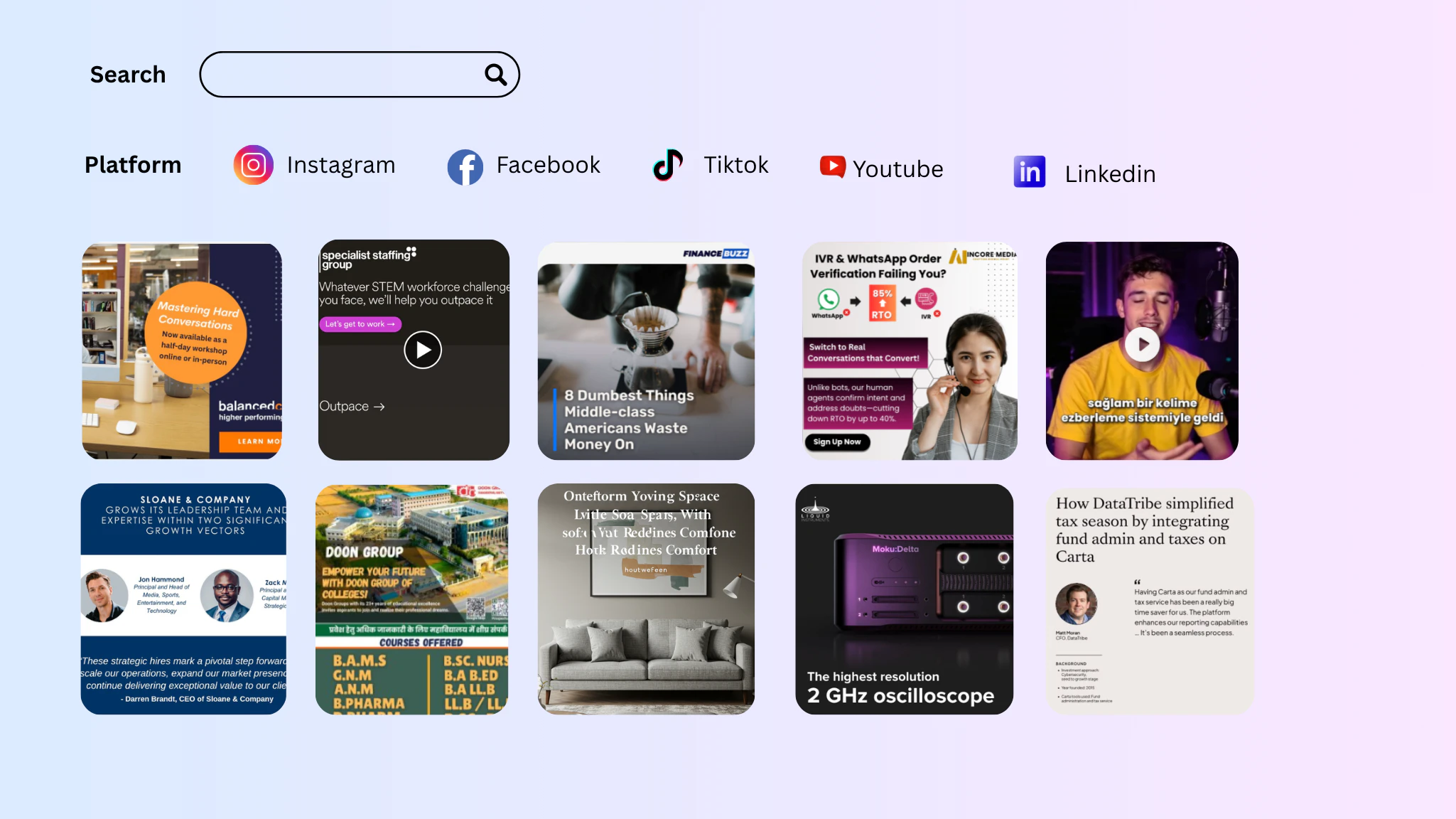 Comprehensive LinkedIn Ads Library