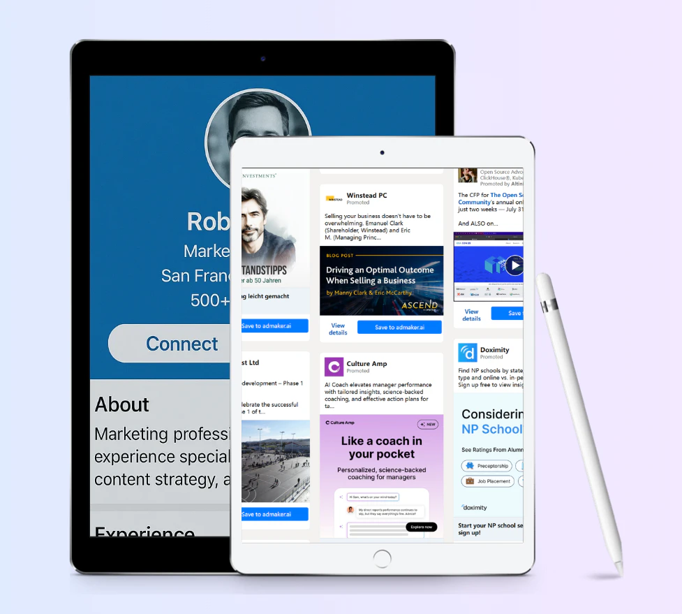 10M+ LinkedIn ad examples