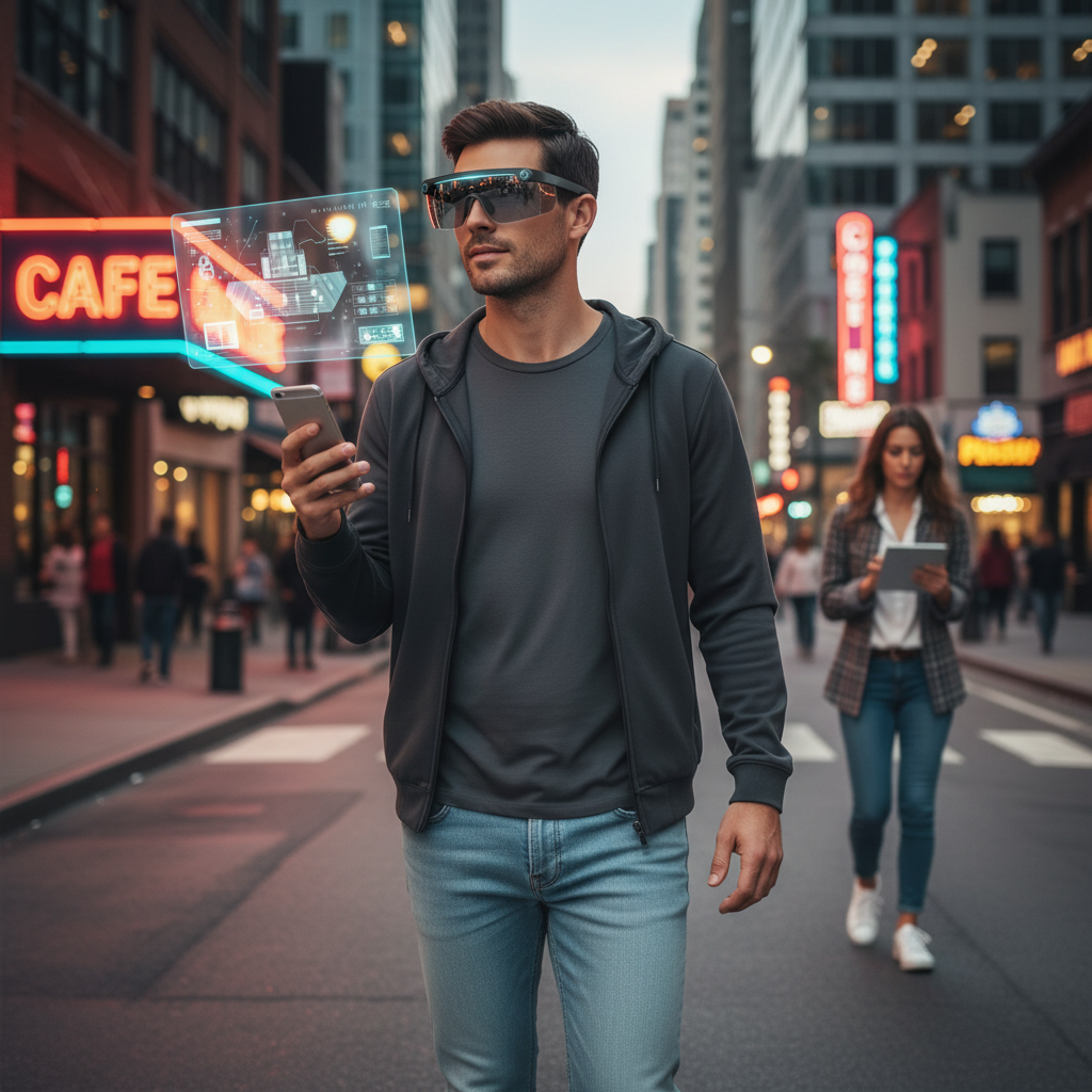 Tech Gadget with User