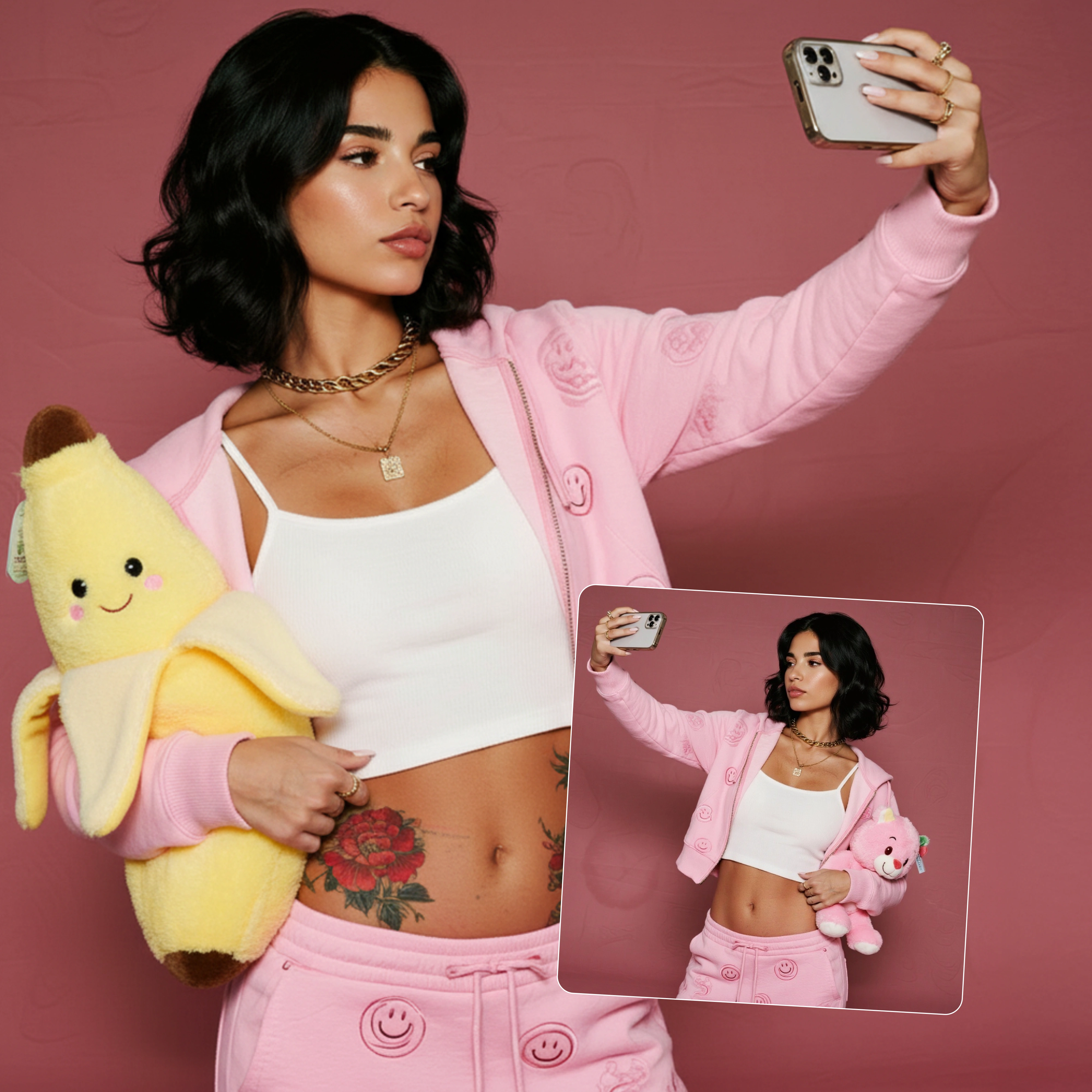 Character consistency examples - Banana AI image editor results