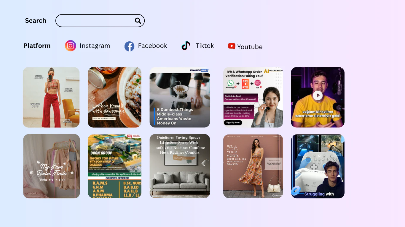10M+ TikTok Ads Library