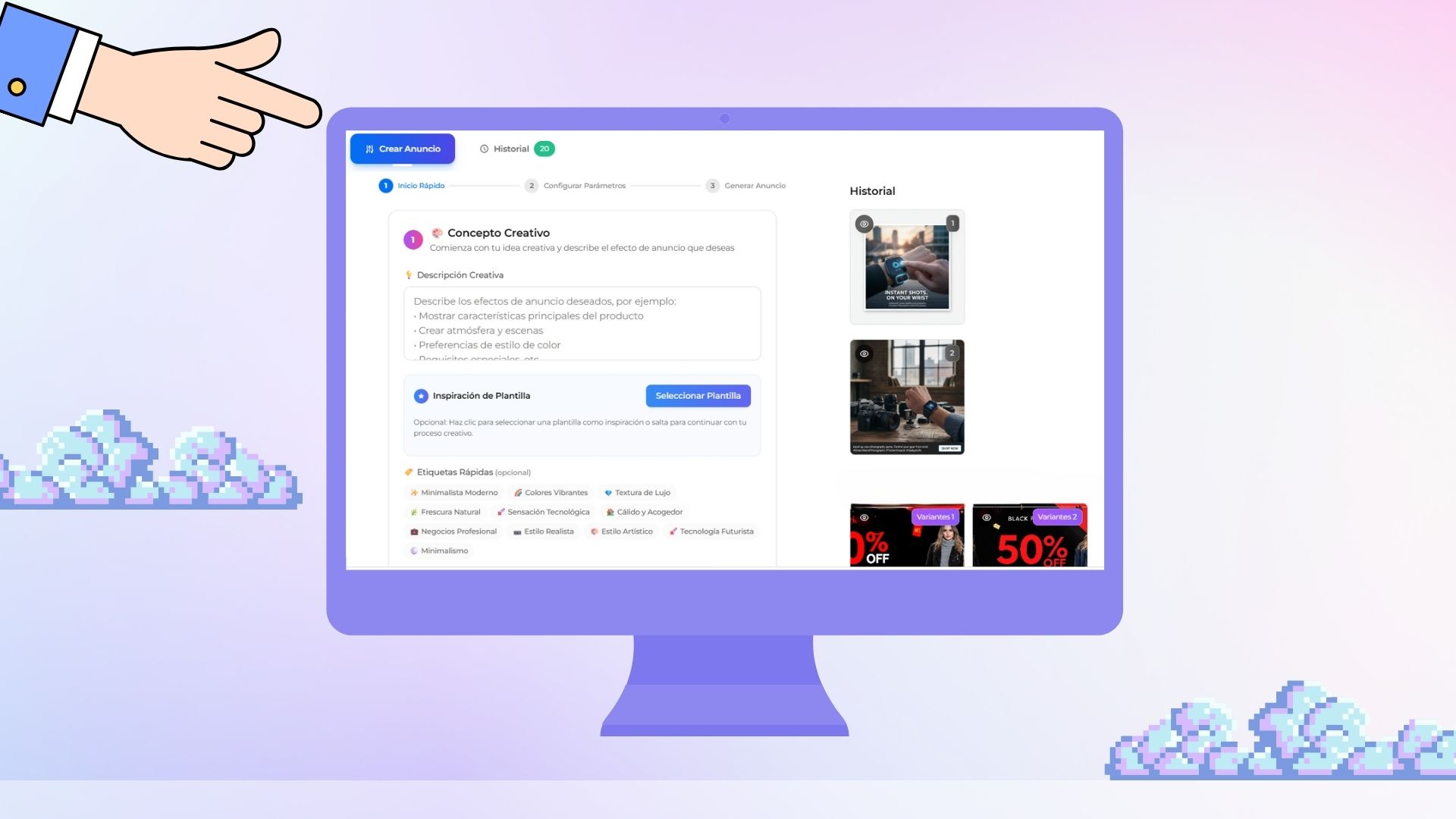 Sin experiencia, fácil de usar